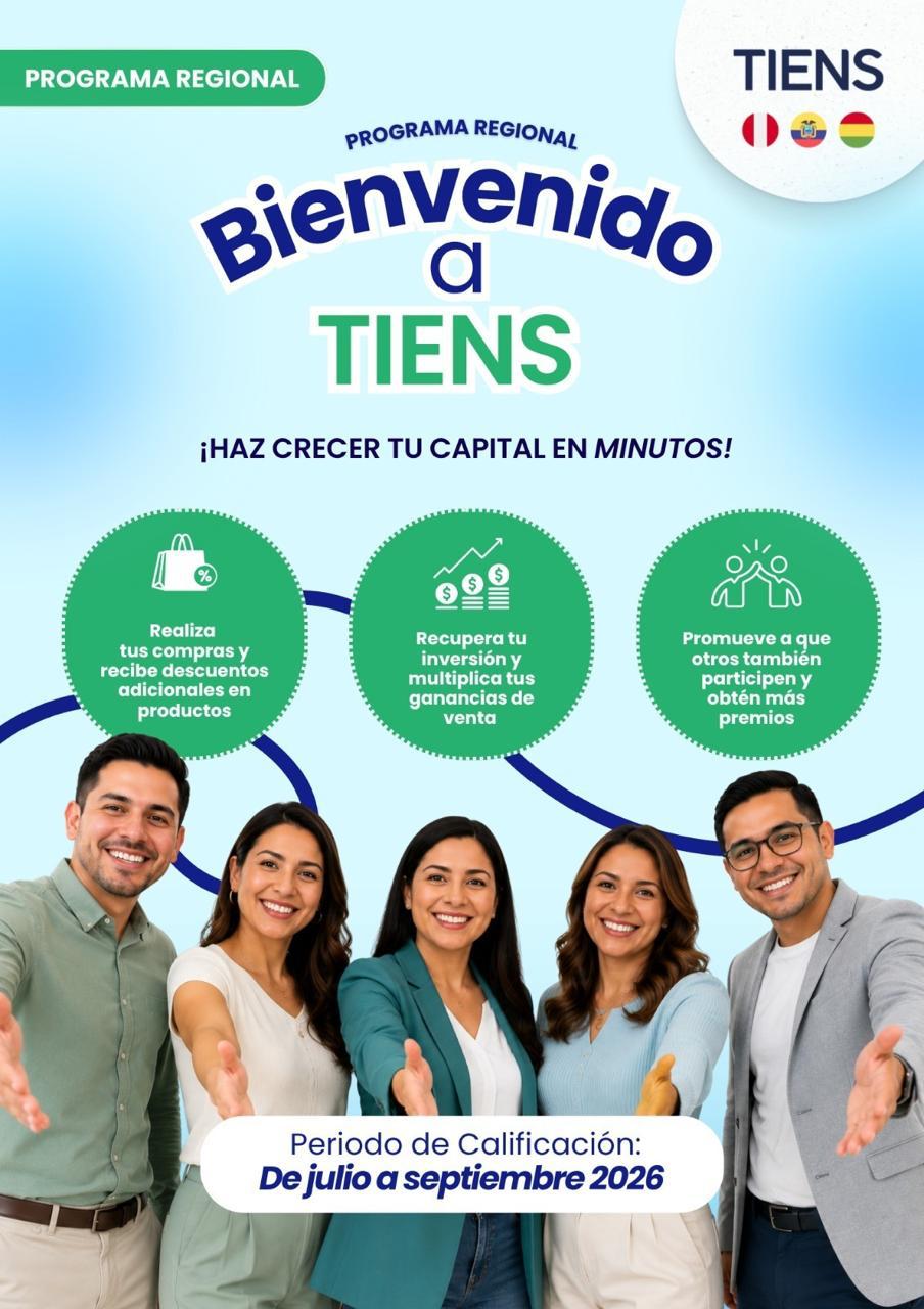 Bienvenido a TIENS 2026 Bienvenido a TIENS 2026